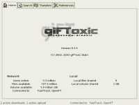 giFToxic - stats tab